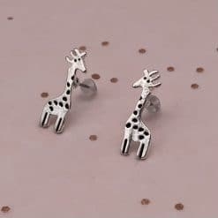 giraffe oorknopjes